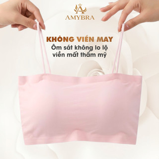 Áo Bra Đúc Su Quây Ngang - Áo Ngực Mút Mỏng, Bra Nữ Thoáng Mát Mềm Mịn AMYBRA B8881