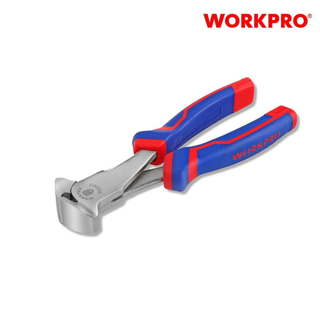 Kìm cắt cộng lực WORKPRO kích thước 180mm (7 inch) WP231019 bằng thép Cacbon rèn phủ Ni-Fe - Hàng chuẩn chính hãng