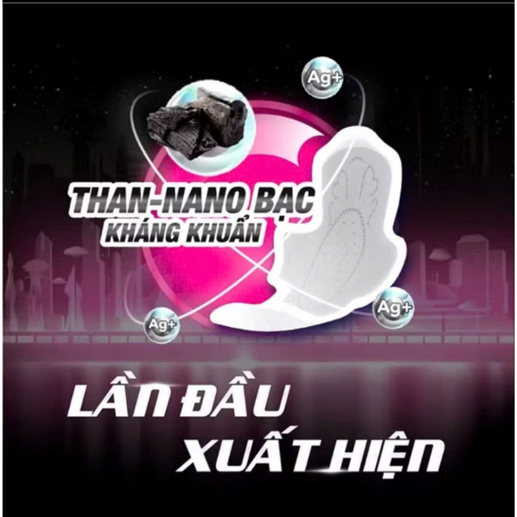 Combo 6 gói Băng vệ sinh Diana siêu thấm than hoạt tính siêu mỏng cánh 8 miếng