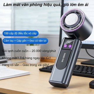 Quạt cầm tay Quạt Lạnh Cá Nhân 2026 - Không Còn Gió Nóng, Làm Mát Như Máy Lạnh, Nhỏ Gọn Bỏ Áo Khoác