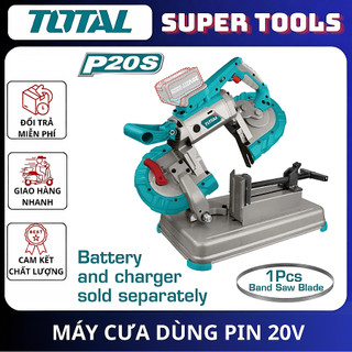 TOTAL Máy cưa dùng pin 20V (không kèm pin & sạc) TBSLI20127