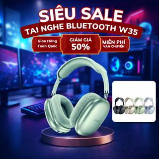Tai Nghe Chụp Tai Hoco W35 Bluetooth V5.3 Có Mic Kiểu Dáng Sang Trọng Chống Ồn Chống Thấm Nước