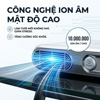 Máy lọc không khí và khử mùi ô tô Lifepro L338-OT - Tạo Ozone, Ion âm, 2 màng lọc HEPA & CARBON | Phụ kiện ô tô ADG
