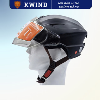 Nón bảo hiểm nửa đầu kính dài chống nắng , an toàn, thể thao, phù hợp nam, nữ, freesize 56-59cm
