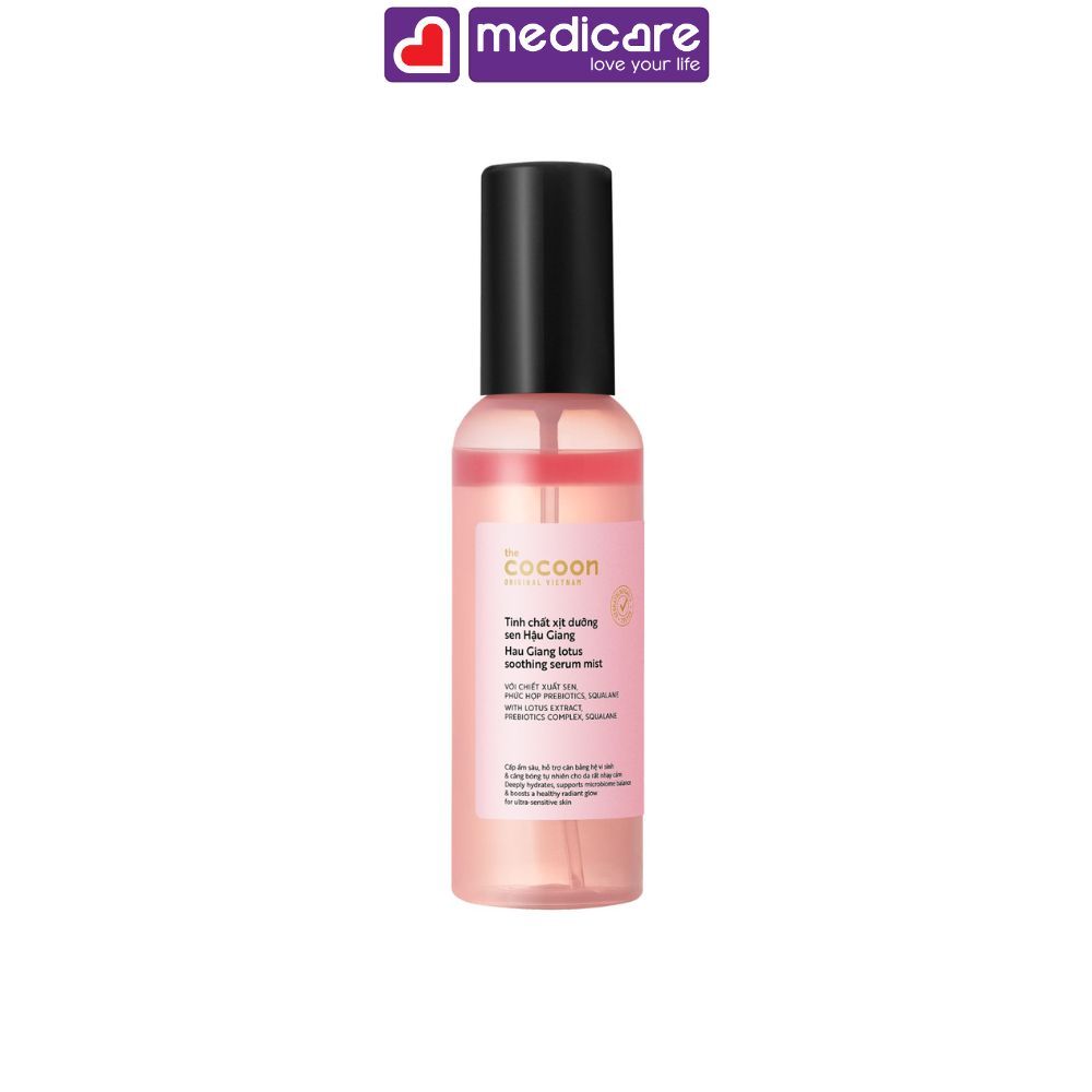 Tinh chất xịt dưỡng THE COCOON Sen Hậu Giang 100ml