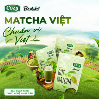 Matcha Cozy Barista Cozy -Bột trà xanh Matcha - nguyên niệu pha chế Matcha Latte thơm ngon
