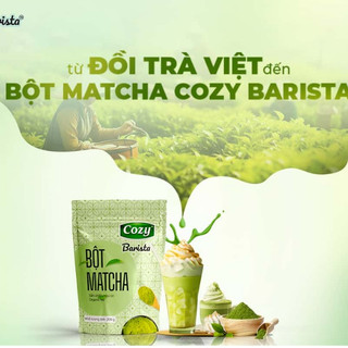 Matcha Cozy Barista Cozy -Bột trà xanh Matcha - nguyên niệu pha chế Matcha Latte thơm ngon