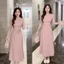 Váy Laly dress dáng dài cổ thuyền phong cách Hàn Quốc, đầm Maxi Cổ Thuyền tiểu thư siêu xinh