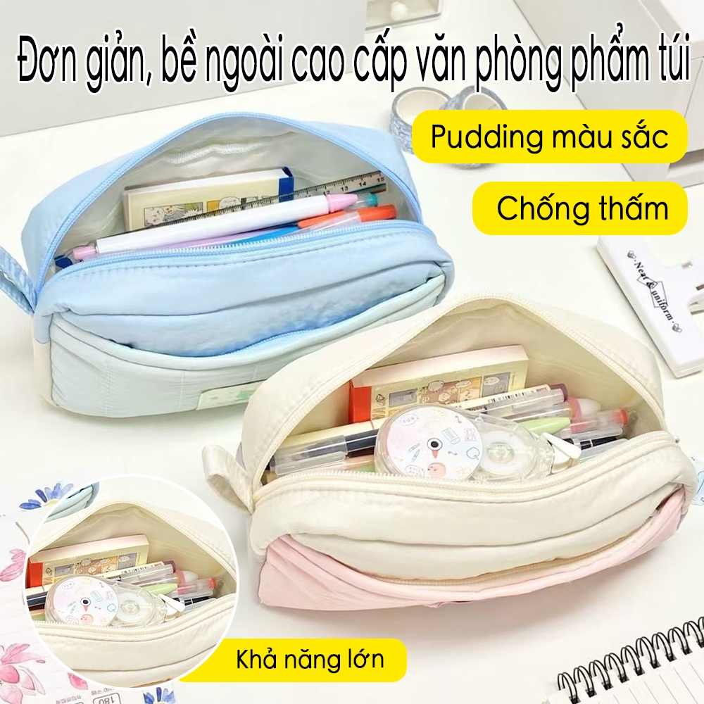 Công suất lớn Bút chì trường hợp túi Bút trường hợp đơn giản Túi văn phòng trường đại học văn phòng tổ chức cho thanh th