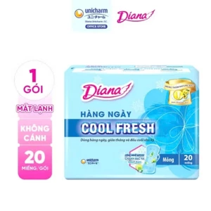 Băng Vệ Sinh Diana Hàng Ngày Sensi Cool Fresh Mát Lạnh 20/40 miếng