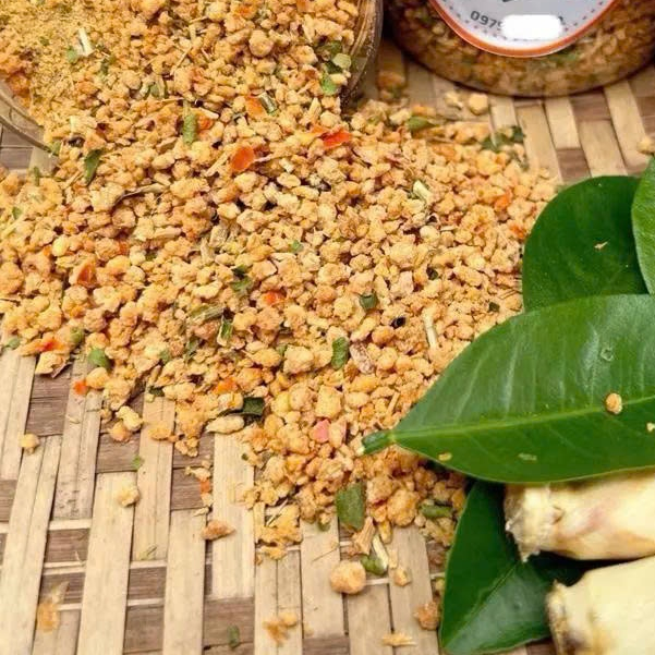 Muối Ớt Sả Lá Chanh (Chay) - Muối Ớt Tây Ninh Cao Cấp, Làm Đồ Chấm, Thơm Hấp Dẫn, Chấm Bánh Tráng