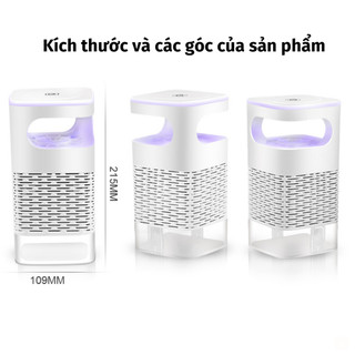 Đèn bắt muỗi kiêm đèn ngủ dùng cổng USB tiết kiệm điện an toàn tiện dụng cho phòng ngủ