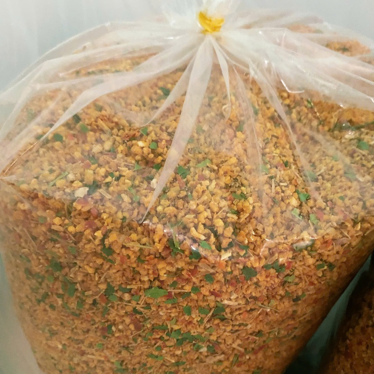 Muối Ớt Sả Lá Chanh (Chay) - Muối Ớt Tây Ninh Cao Cấp, Làm Đồ Chấm, Thơm Hấp Dẫn, Chấm Bánh Tráng