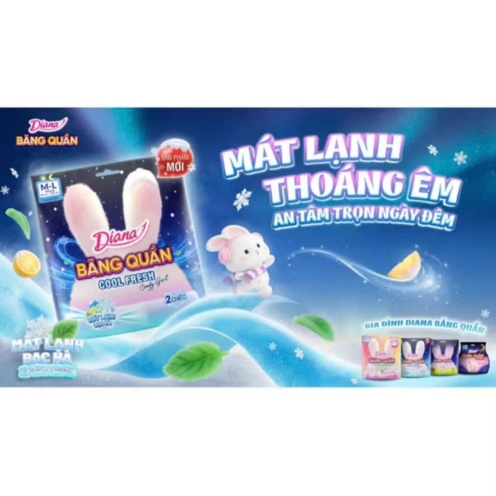 [MỚI RA MẮT] DIANA BĂNG QUẦN COOLFRESH COMFY GIRL ML2