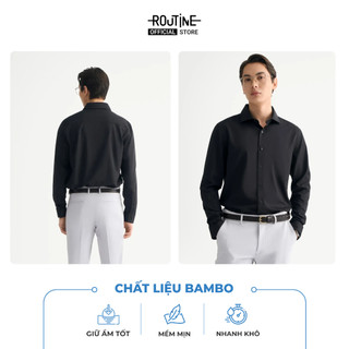 [🔥HOT] Áo Sơ Mi Tay Dài Nam Bamboo Easy Care Form Fitted - Routine 10S26SHL053
