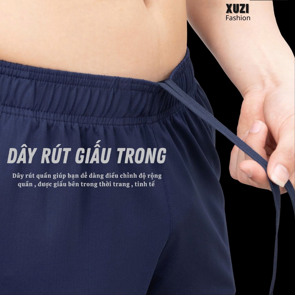 Bộ thể thao nam ba lỗ sát nách bộ tanktop gồm áo và quần vải thông hơi lỗ kim siêu mát mùa hè co dãn 4 chiều nhà XUZI