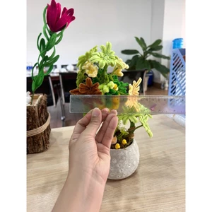 Cây đu đủ bằng kẽm nhung thích hợp làm quà tặng các dịp lễ tết, trang trí bàn làm việc,...