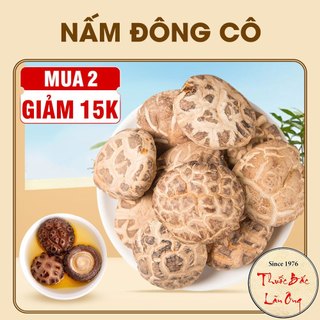 Nấm đông cô khô Nhật Bản 500g, tai nấm to, trắng, thơm ngon, dùng hầm canh, pha trà - Lãn Ông