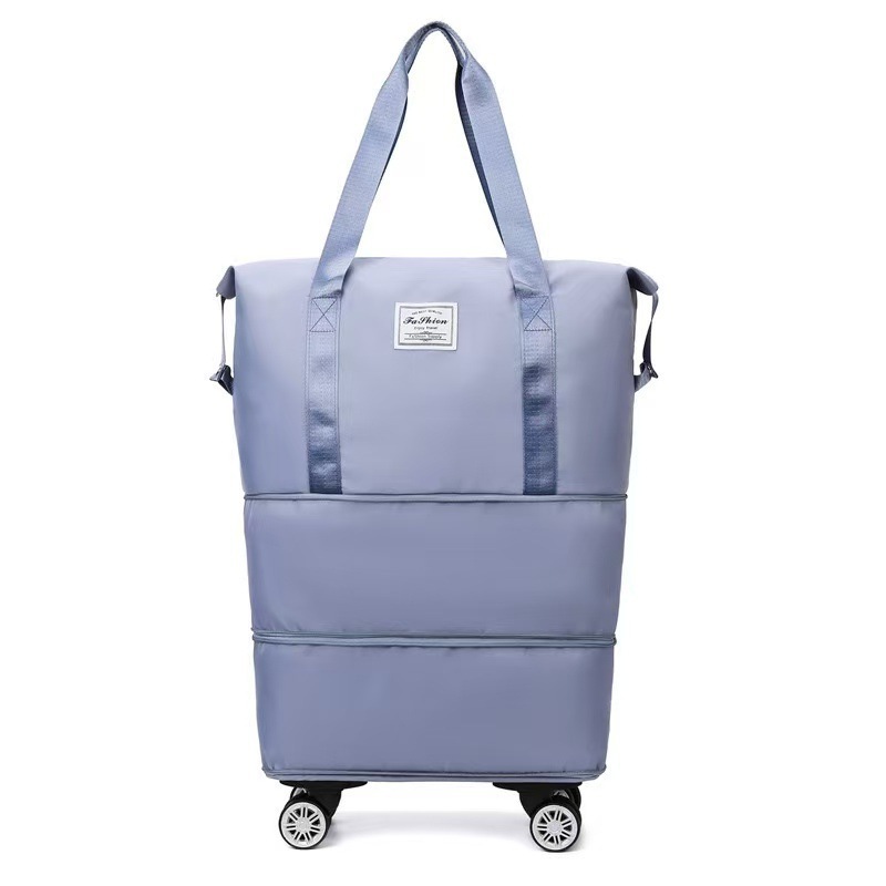 Túi Du Lịch tiện lợi Có Bánh Xe 3 Tầng Nhiều Ngăn chống nước, thay đổi kích thước linh hoạt