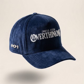 NOCAP - BLUE CORDUROY PANEL BASEBALL CAP