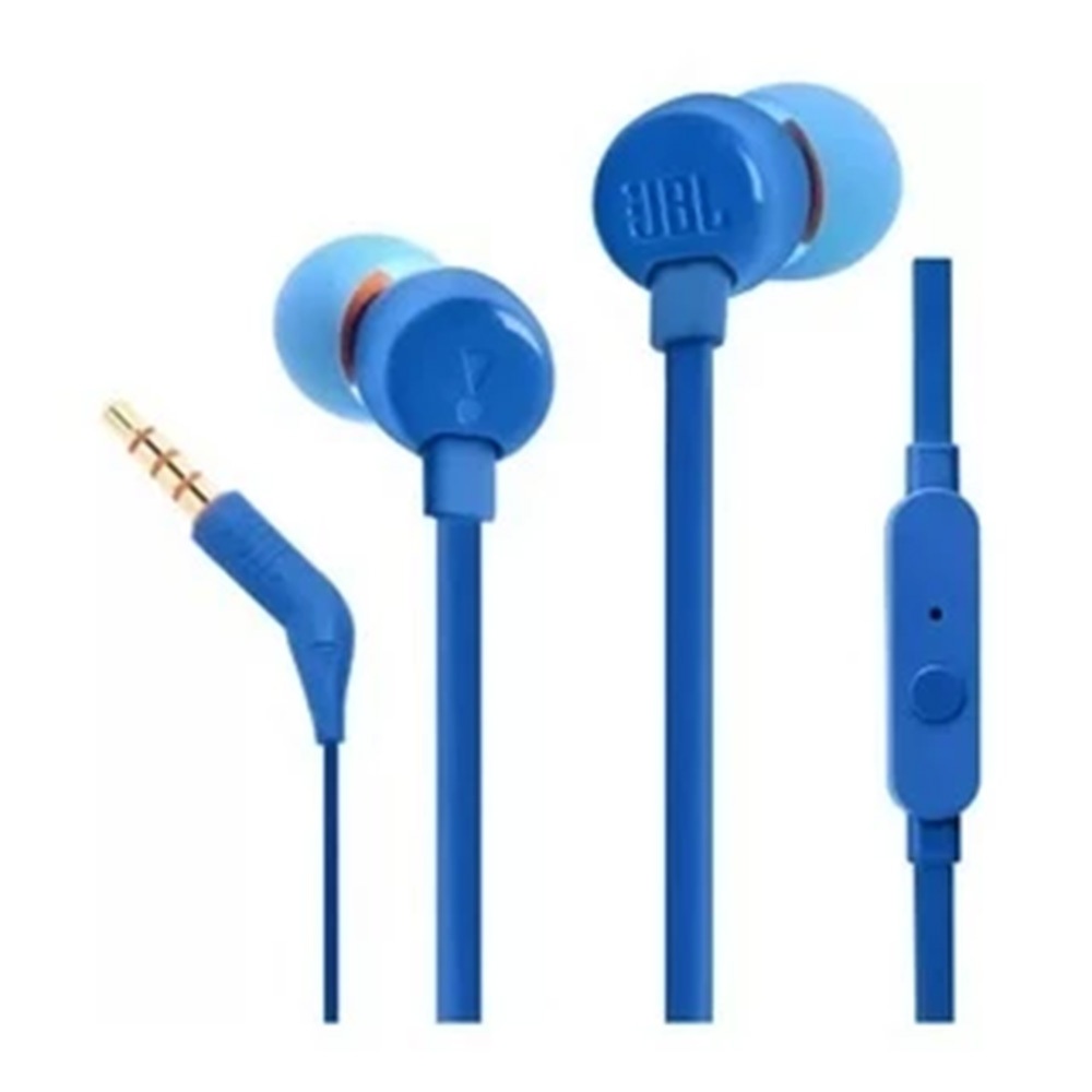 Tai nghe âm thanh nổi JBL T110 có cáp 3,5 mm cho thể thao âm nhạc Có nhiều màu để lựa chọn