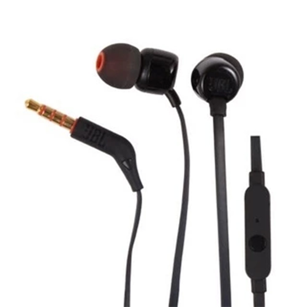 Tai nghe âm thanh nổi JBL T110 có cáp 3,5 mm cho thể thao âm nhạc Có nhiều màu để lựa chọn