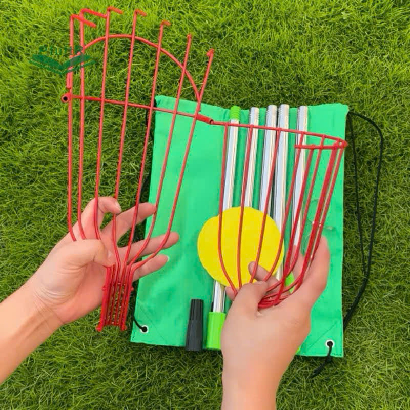 Giỏ hái trái cây,dụng cụ giật hái trái cây lồng vặt hoa quả trên cao có sơn tĩnh điện tiện lợi
