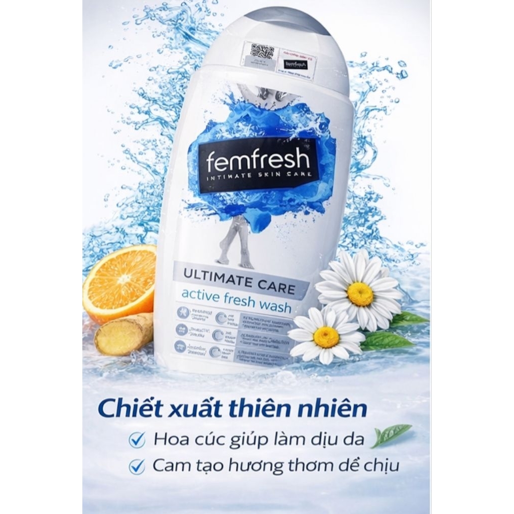 Dung Dịch Vệ Sinh Phụ Nữ Femfresh Hằng Ngày Daily Intimate Wash 250ml