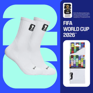 Tất thể thao Cổ Trung Logo World Cup co giãn, thấm hút, nhanh khô