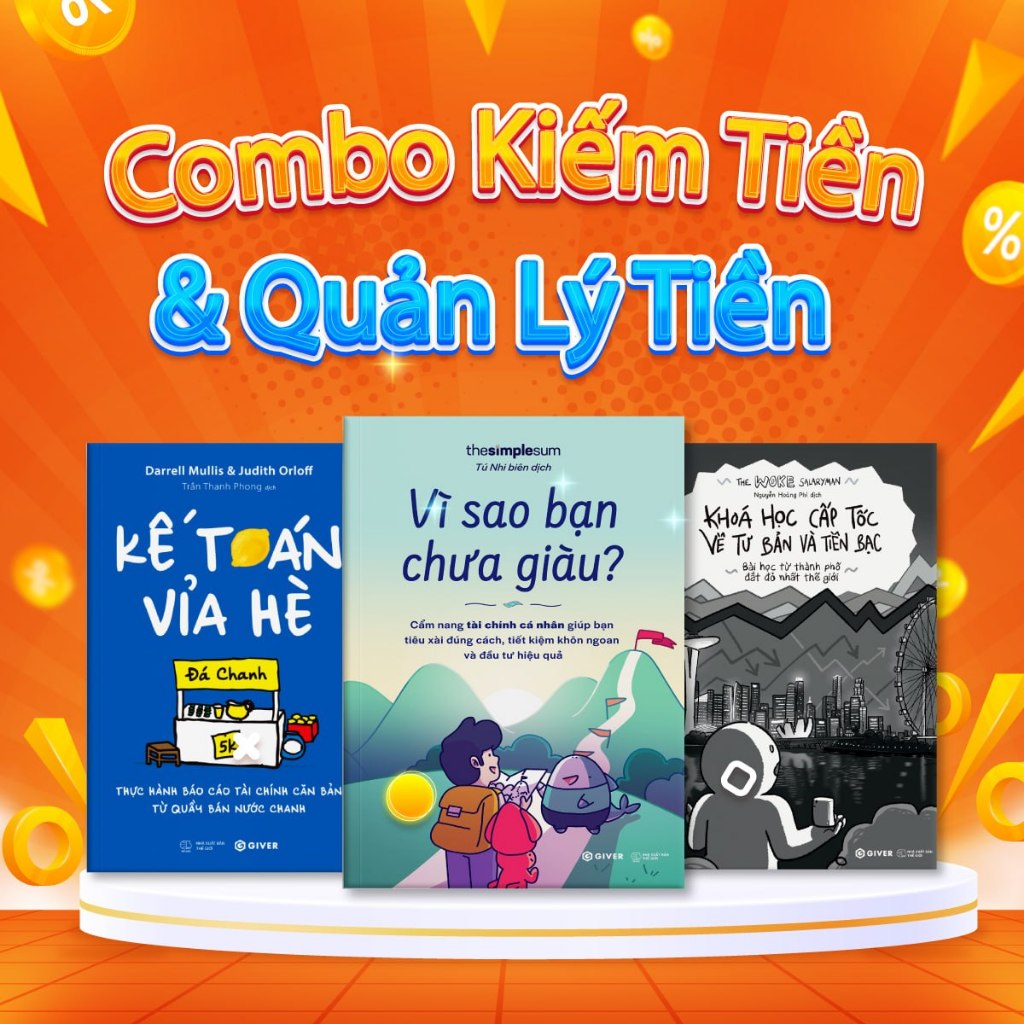 Sách - Combo Kiếm Tiền & Quản Lý Tiền