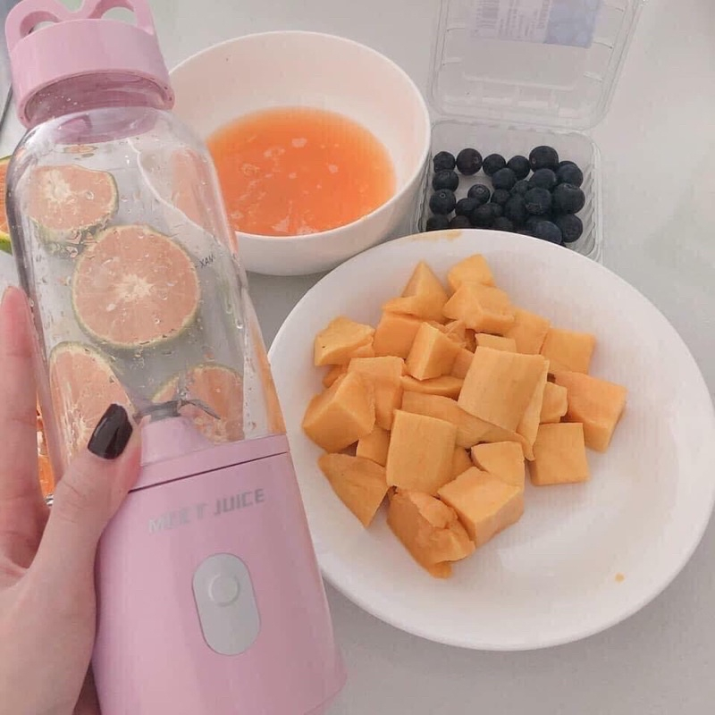 MÁY XAY SINH TỐ CẦM TAY MINI 500Ml MEET JUICE