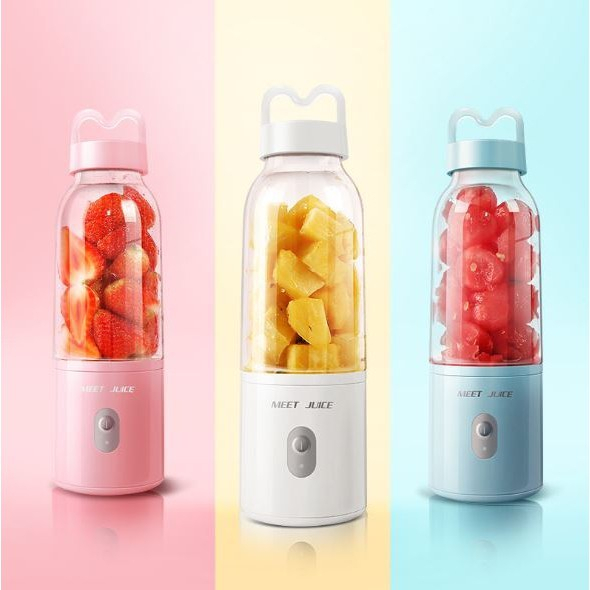 MÁY XAY SINH TỐ CẦM TAY MINI 500Ml MEET JUICE