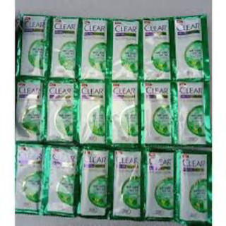 Dầu Gội Clear Bạc Hà Mát Lạnh Sạch Gàu 6g Dây 10 Gói
