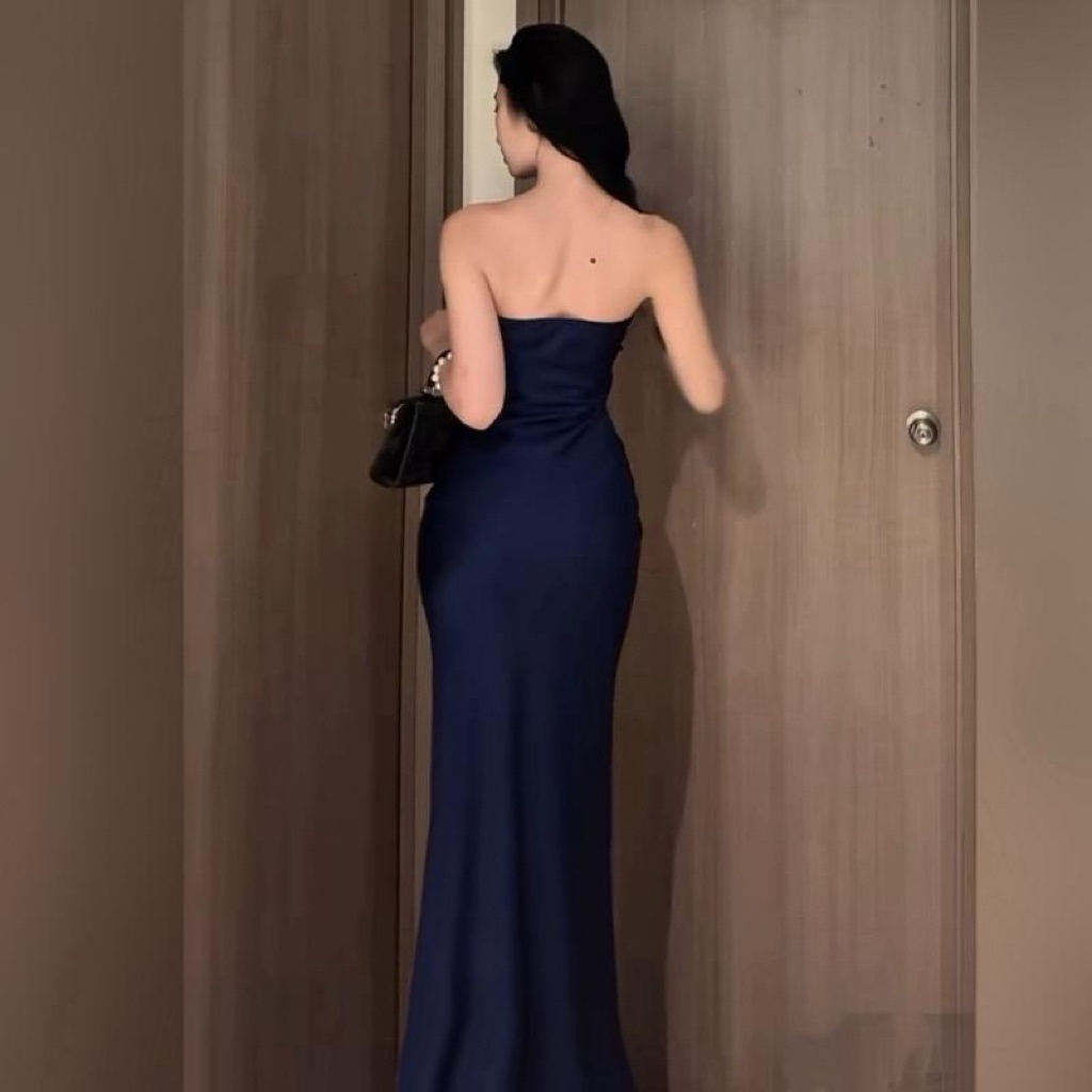 Đầm ôm CUP ĐUÔI CÁ chất ladong co giãn dáng đuôi cá ôm cup Xuân Mai Shop