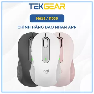 Chuột Logitech M650 Silent không dây - Click Không Tiếng Ồn, Kết Nối Không Dây - NEW / LIKE NEW