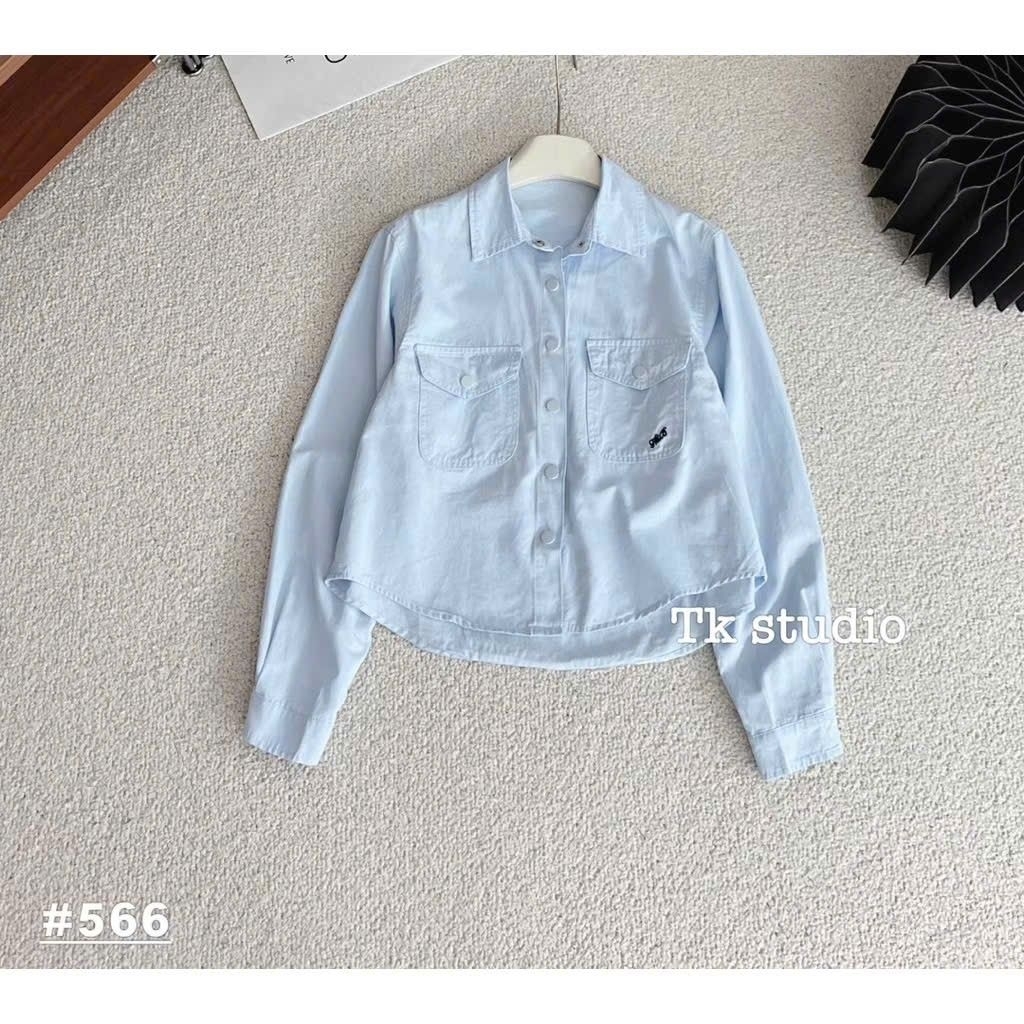 [𝑯𝒂 𝑨𝒏𝒉] Áo Sơ Mi Khuy Hộp QCL1