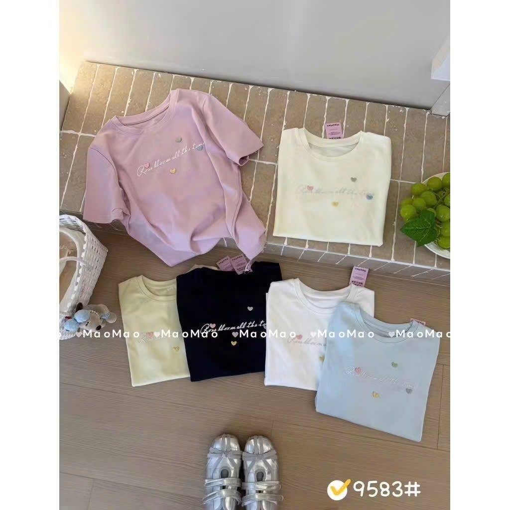 [𝑯𝒂 𝑨𝒏𝒉] Áo Cộc Phông Chữ Nhiều 💞 QCL1