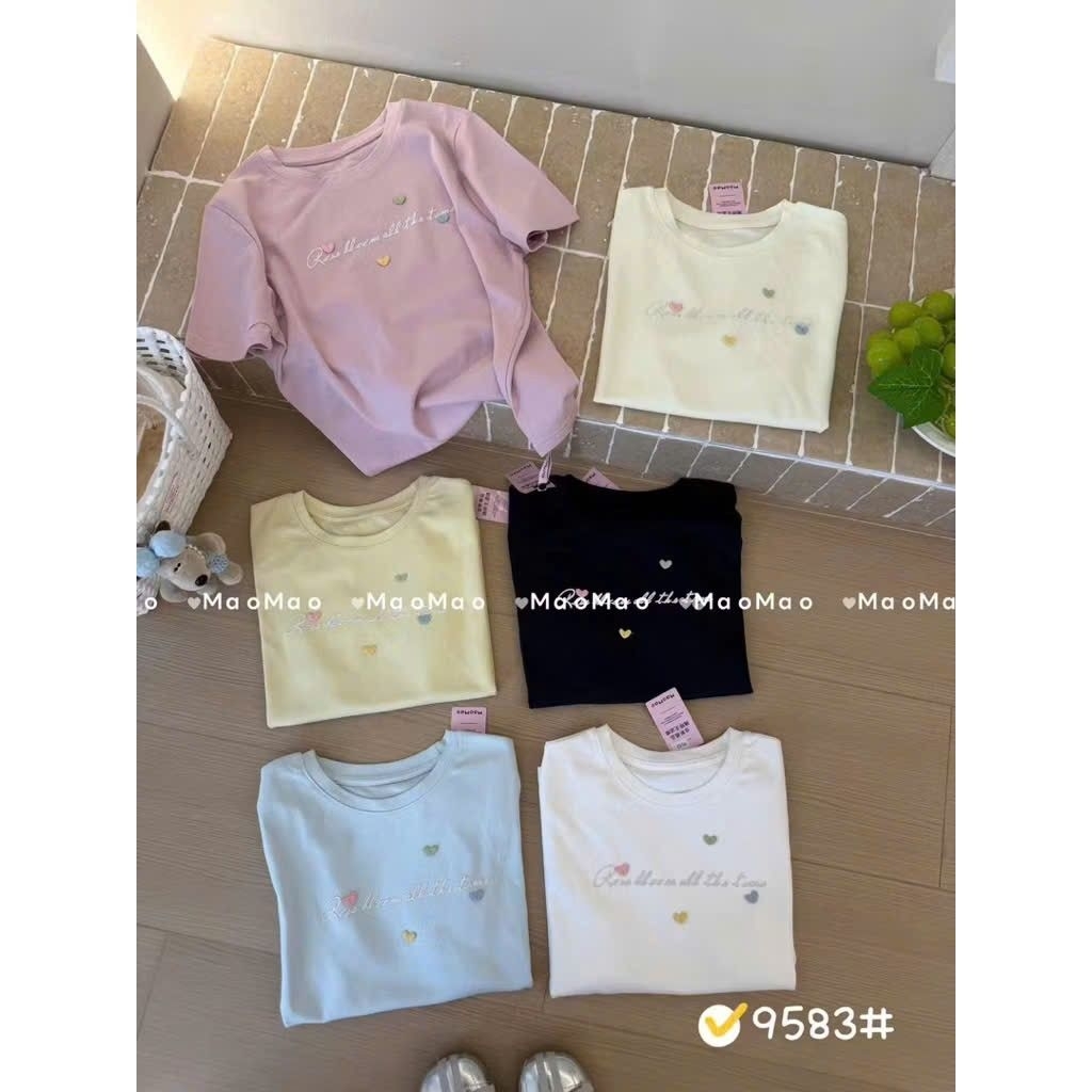 [𝑯𝒂 𝑨𝒏𝒉] Áo Cộc Phông Chữ Nhiều 💞 QCL1