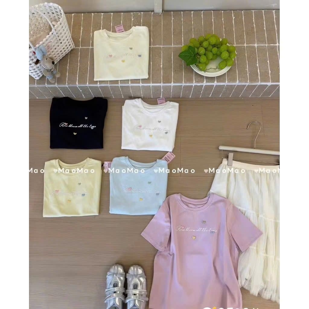 [𝑯𝒂 𝑨𝒏𝒉] Áo Cộc Phông Chữ Nhiều 💞 QCL1