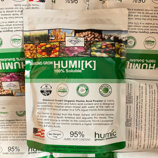 1kg Humic Acid Mỹ 95% Diamond Grow giúp cây ra lá, nở bụi chuyên cho cây rau, cây ăn trái, cây sầu riêng