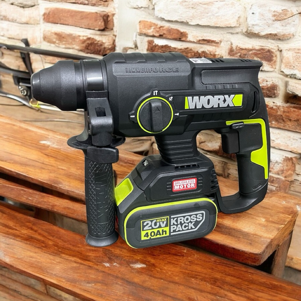 Máy khoan bê tông dùng pin 20V WORX WU381 chính hãng