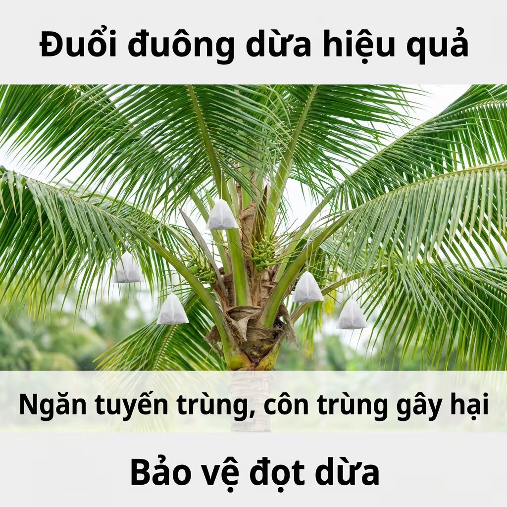 [Freeship Xtra] CHÍNH HÃNG - Túi Bột Treo Đuổi Đuông Dừa (25 Túi nhỏ)