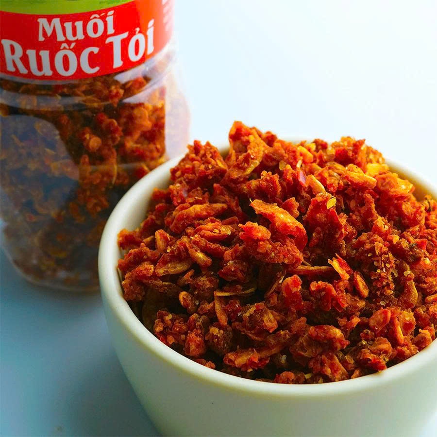 Muối Ruốc Tỏi Siêu Ngon - Đặc sản Tây Ninh, Thơm ngon đậm vị, mặn ngọt vừa phải - Muối ớt loại 1
