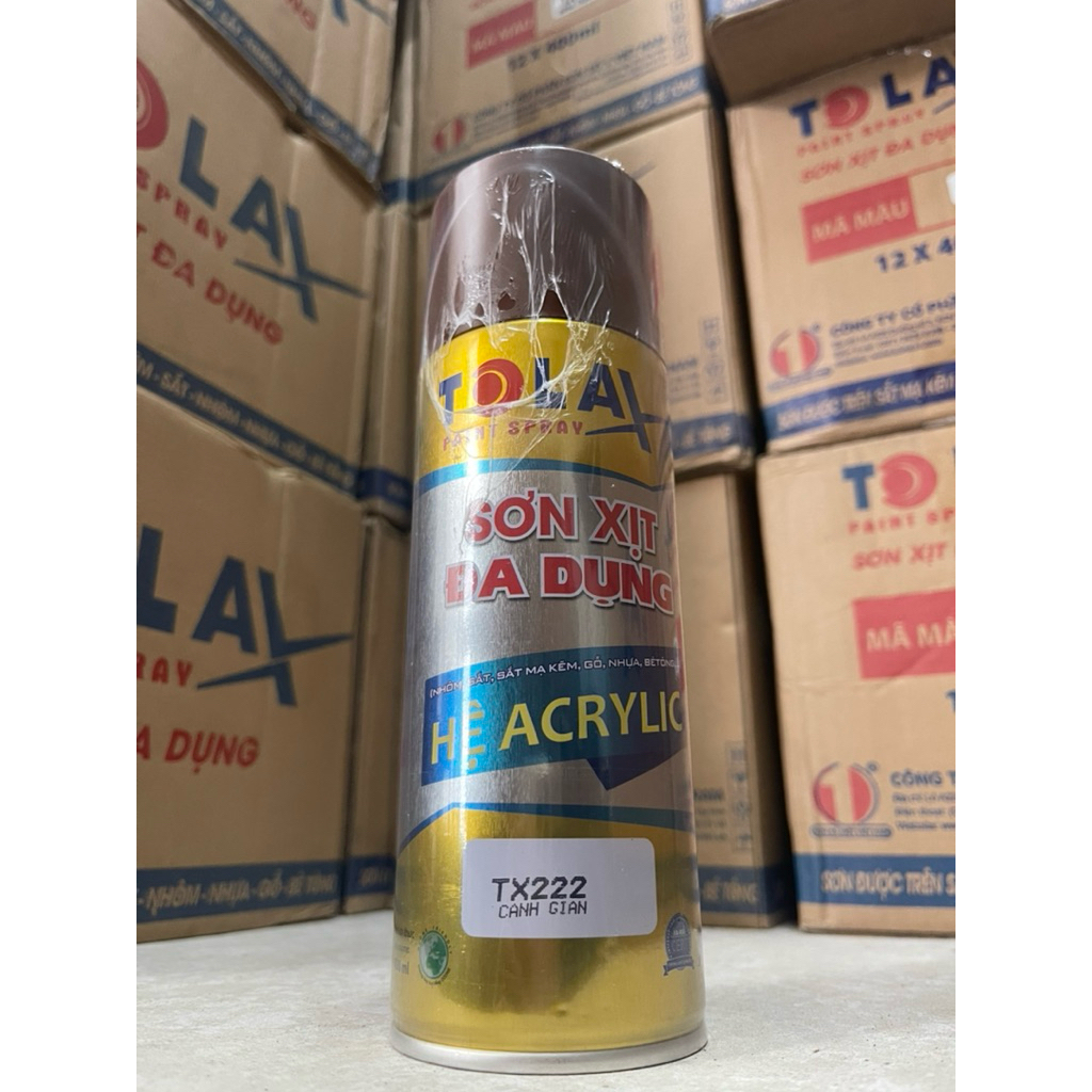 Sơn Tolax - sơn số 1 Đủ màu dùng cho gỗ, nhựa, kim loại,… a
