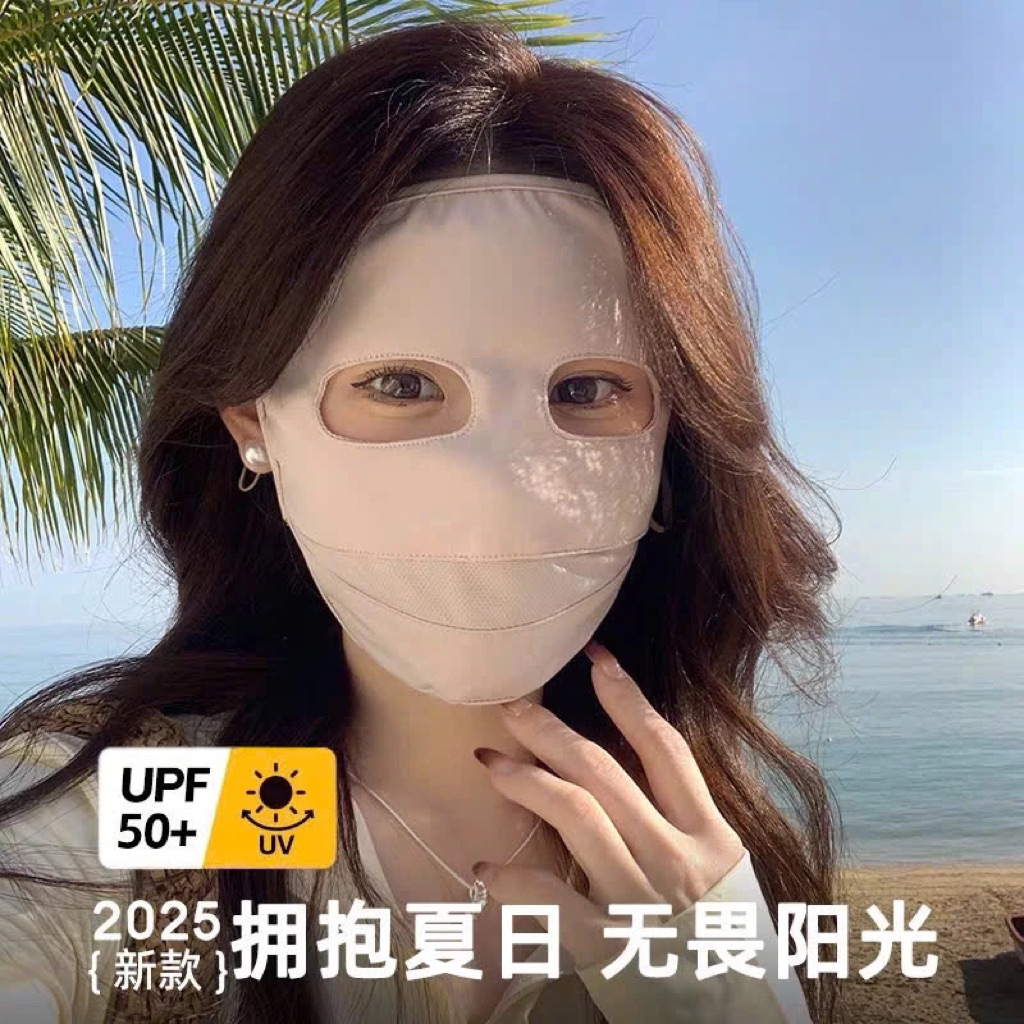 Khẩu Trang Che Toàn Diện Khuôn Mặt Nữ Cao Cấp – Thoáng Khí, Chống Nắng UPF 50+