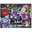 sticker mini chữ race và nhiều tem nhỏ dán lên điện thoại ...;.