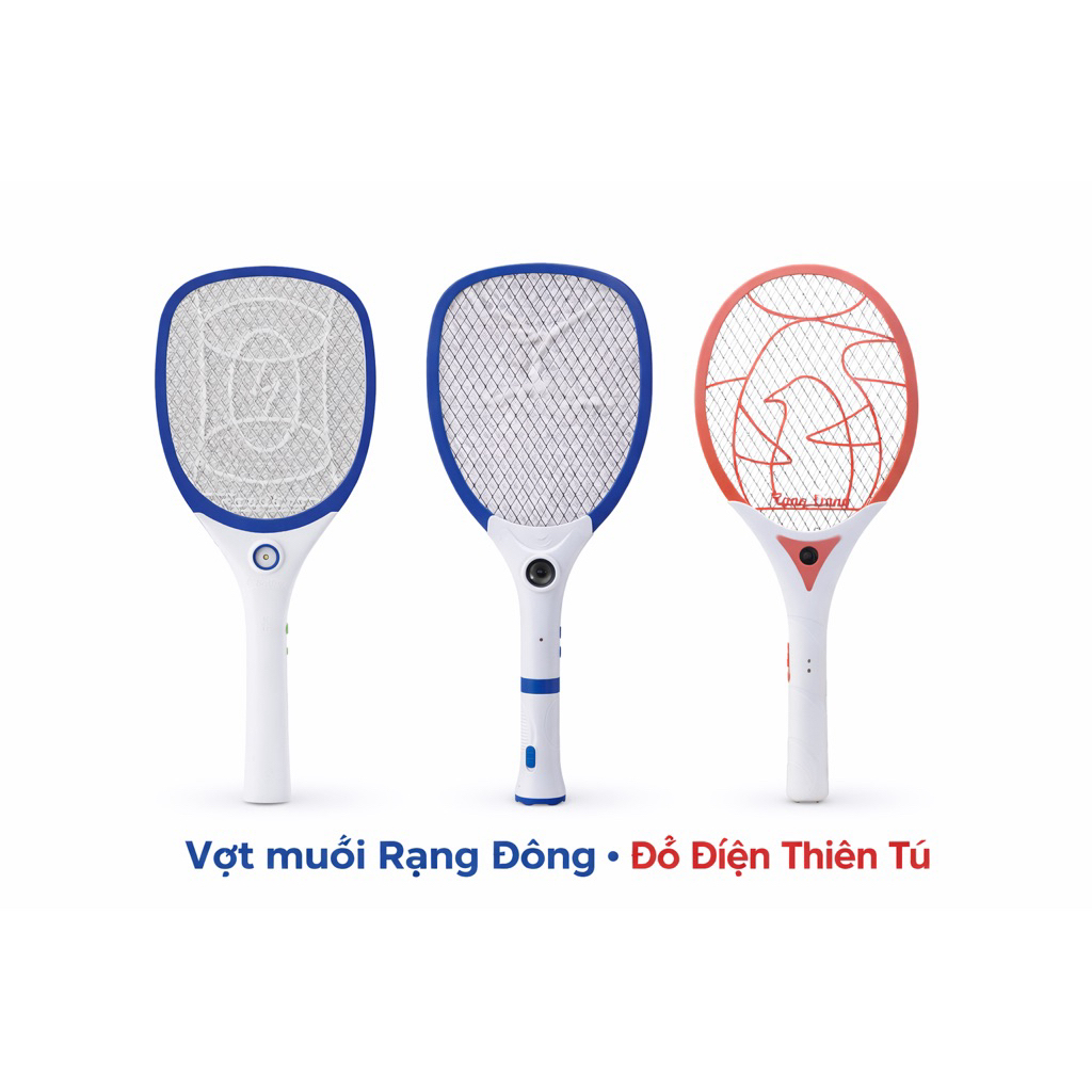 Vợt bắt muỗi Rạng Đông - tiêu diệt muỗi RD.02, RD.03, RD.05