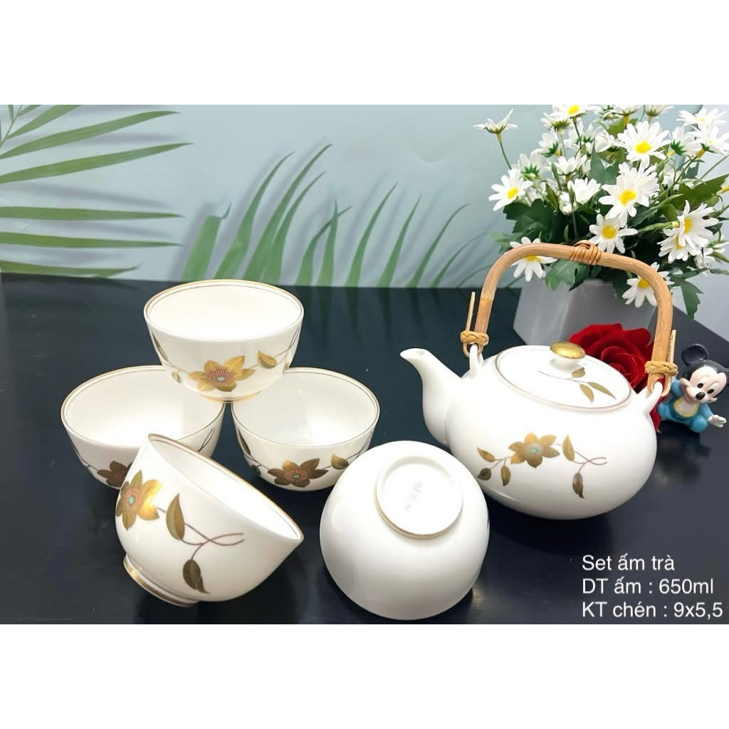 (Ảnh thật) Set bộ ấm trà Gốm Nhật cao cấp/Gốm Nhật 2hand