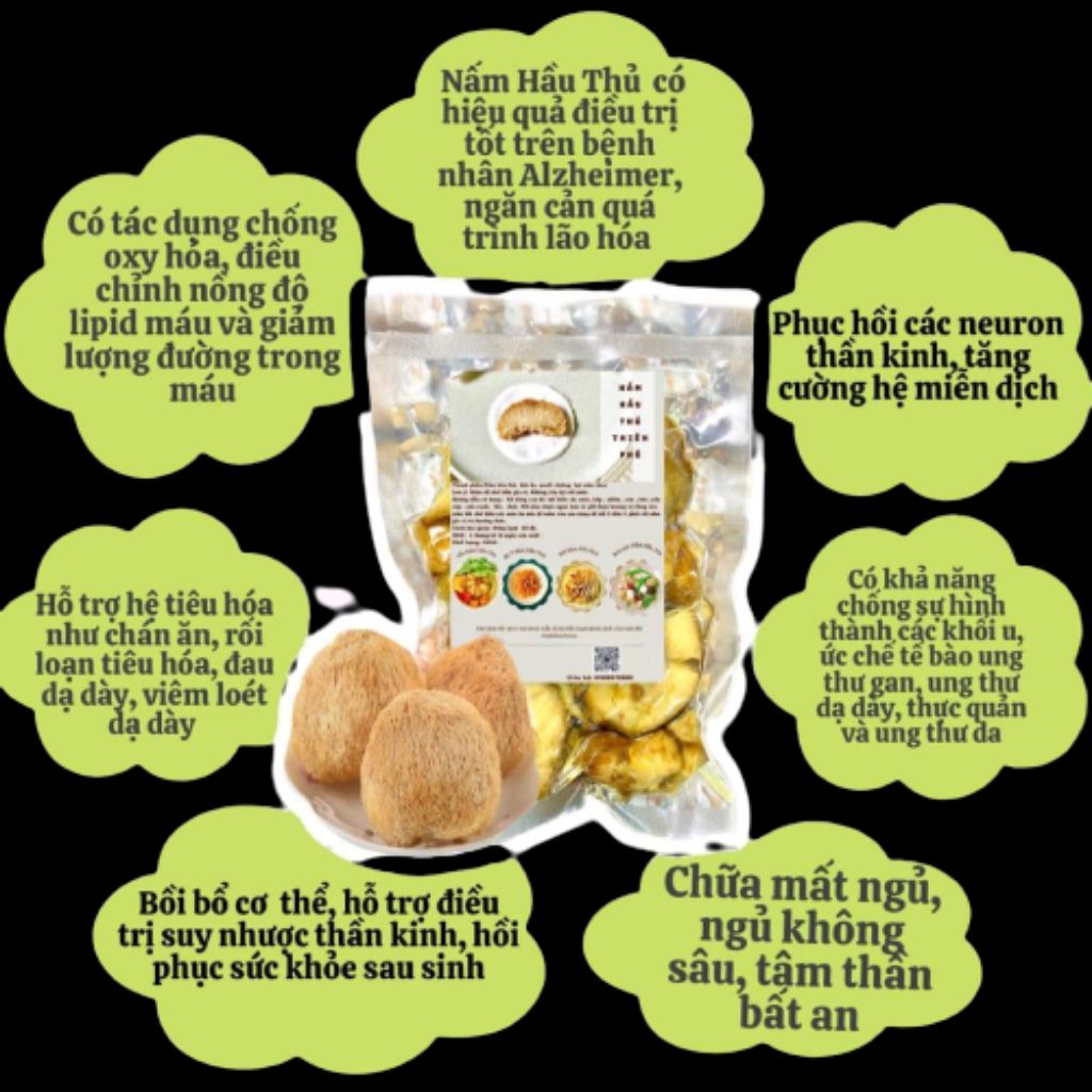Nấm hầu thủ Thiên Phú Thuần Chay 500g (chỉ giao nội thành Hà Nội)