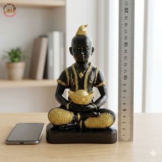 Tượng Trang Trí Tiên Đồng Để Bàn Làm Việc Mẫu Tiểu Cảnh Decor Không Gian Sống nhẹ nhàng